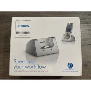 Philips Pocket Memo Docking Station Charging for PDA  ACC8120 New Open Bocx